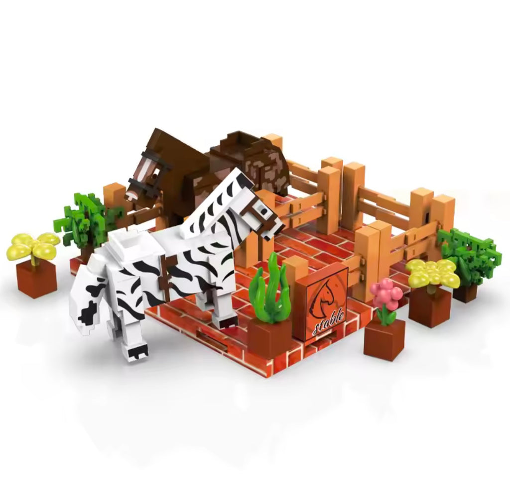 Bloques magnéticos edición zoo premium 8 escenarios