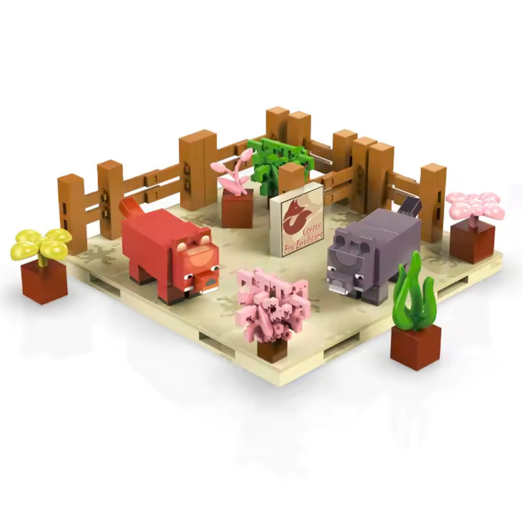 Bloques magnéticos edición zoo premium 8 escenarios