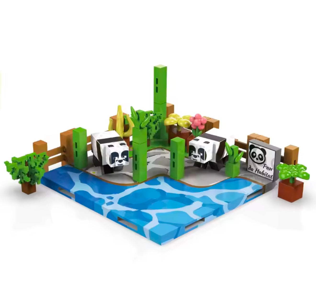 Bloques magnéticos edición zoo premium 8 escenarios