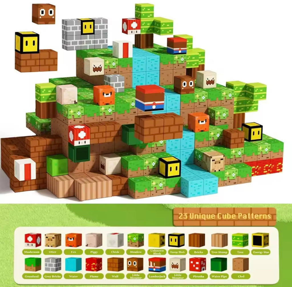 Bloques magnéticos mario 200pcs