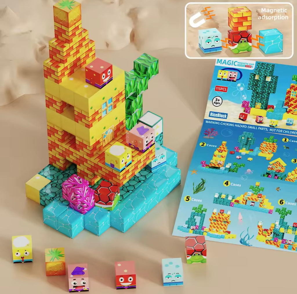 Bloques magneticos bob 115pcs