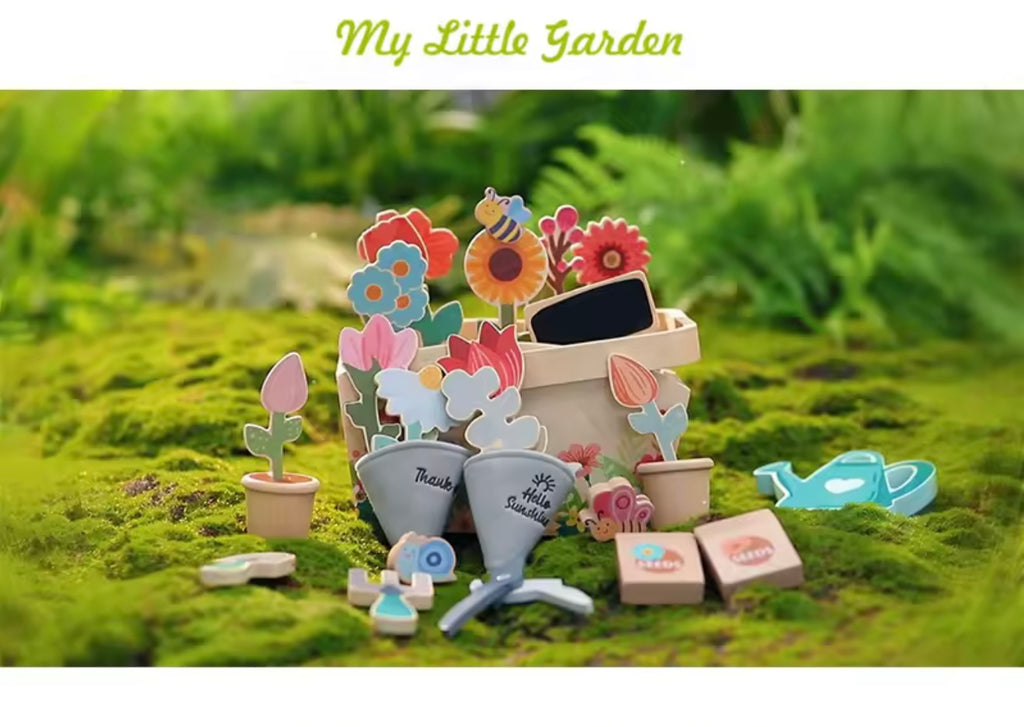 Set jardineria de madera para niños