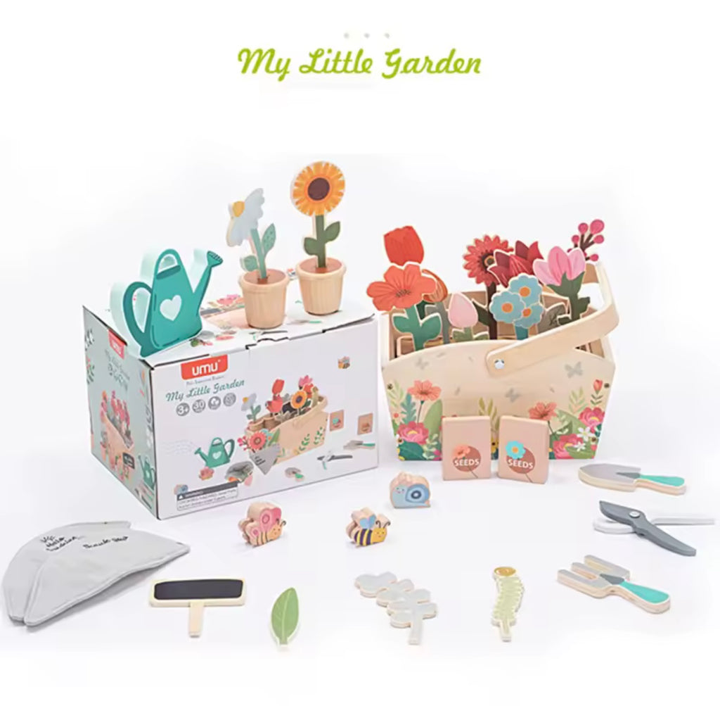Set jardineria de madera para niños