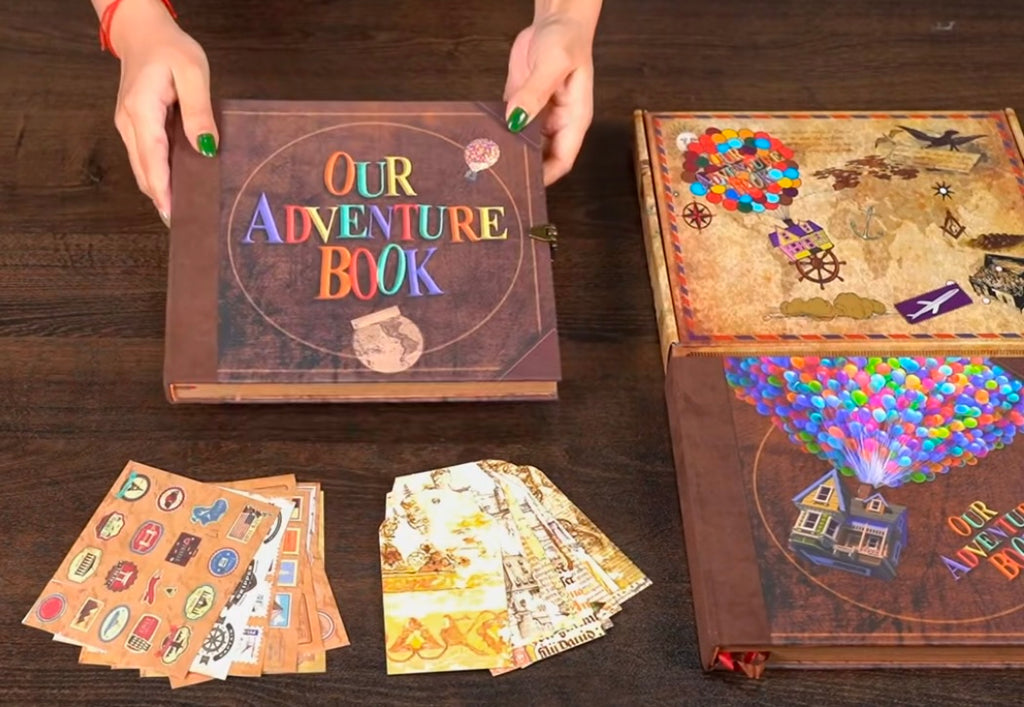 Libro de aventuras hecho en cuero