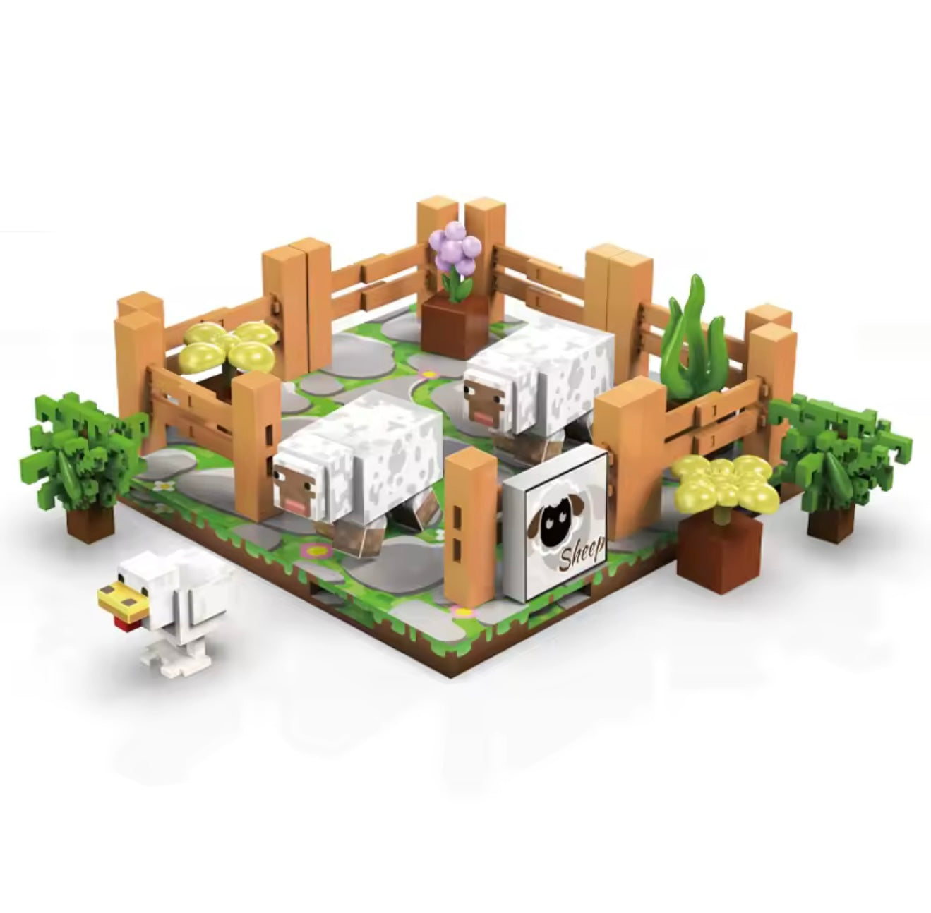 Bloques magnéticos edición zoo premium 8 escenarios