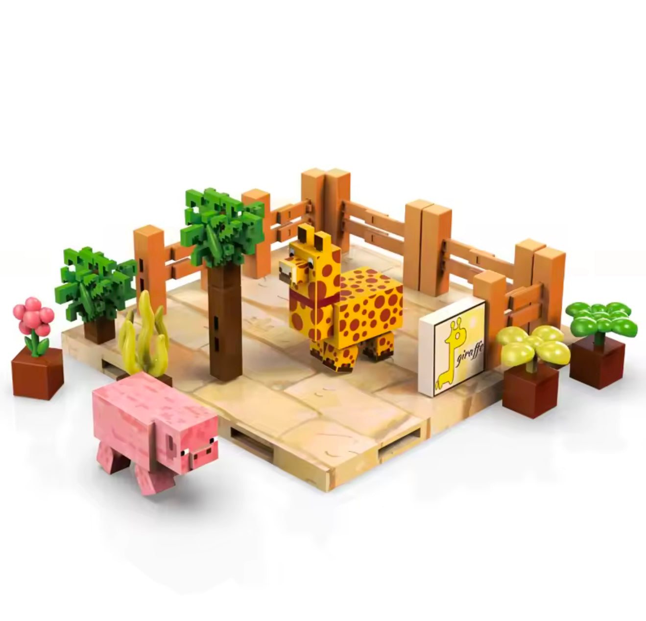 Bloques magnéticos edición zoo premium 8 escenarios