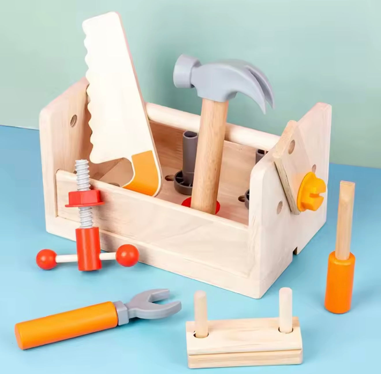 Set de herramientas de madera