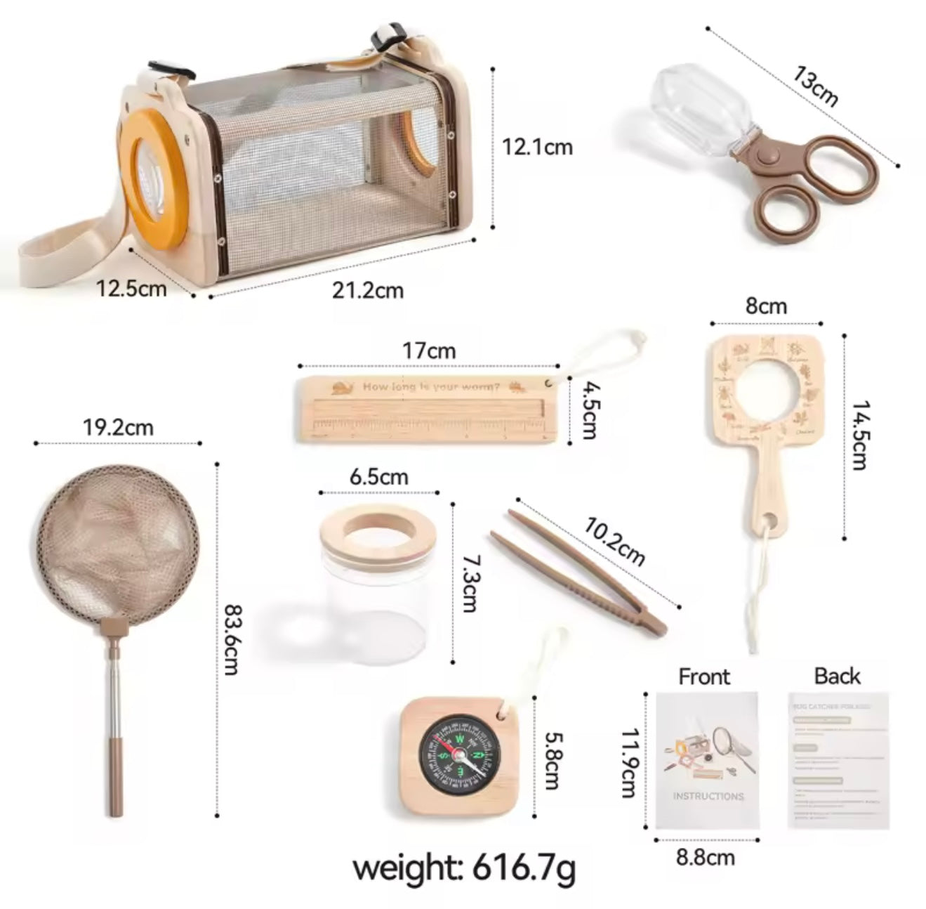 Kit atrapa insectos en madera