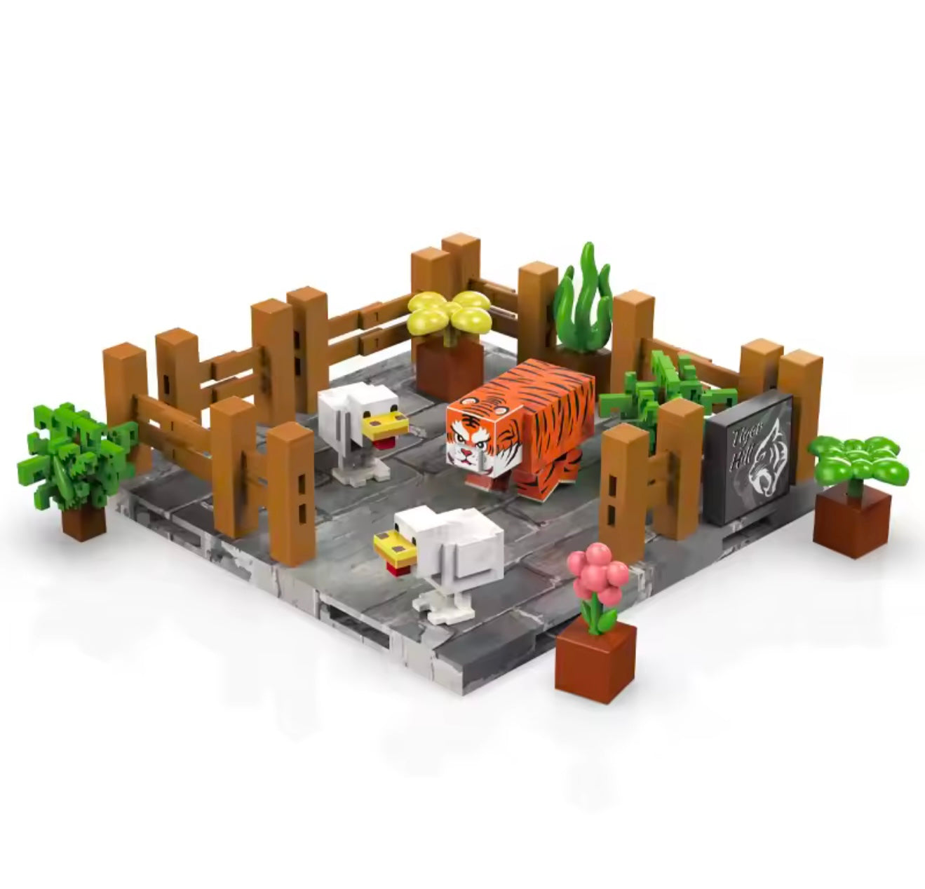 Bloques magnéticos edición zoo premium 8 escenarios